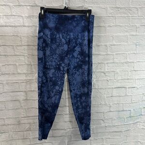 PINK Victoria's Secret Navy Tie-Dye Leggings